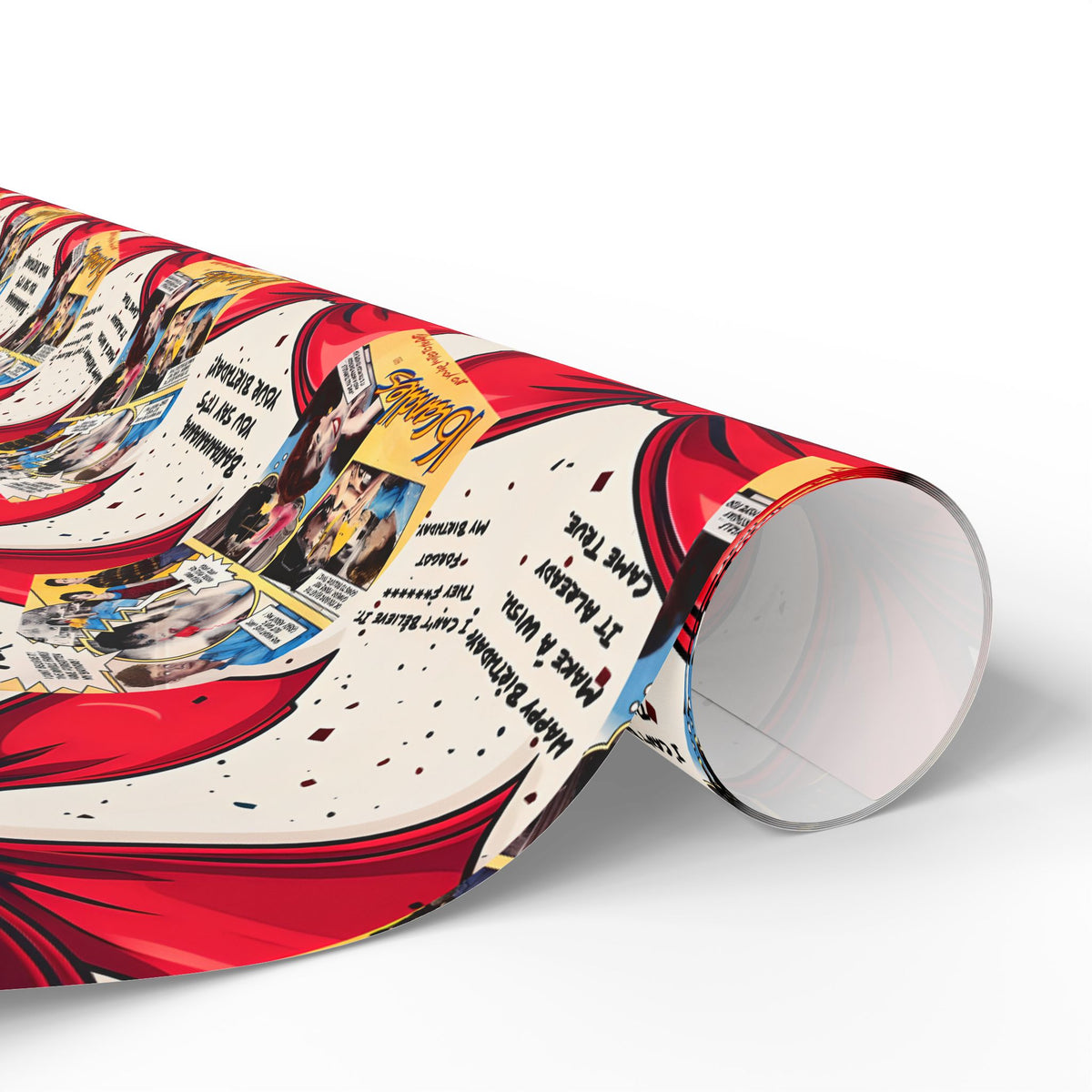 Sixteen Candles Retro Rebellion Birthday Wrapping Paper