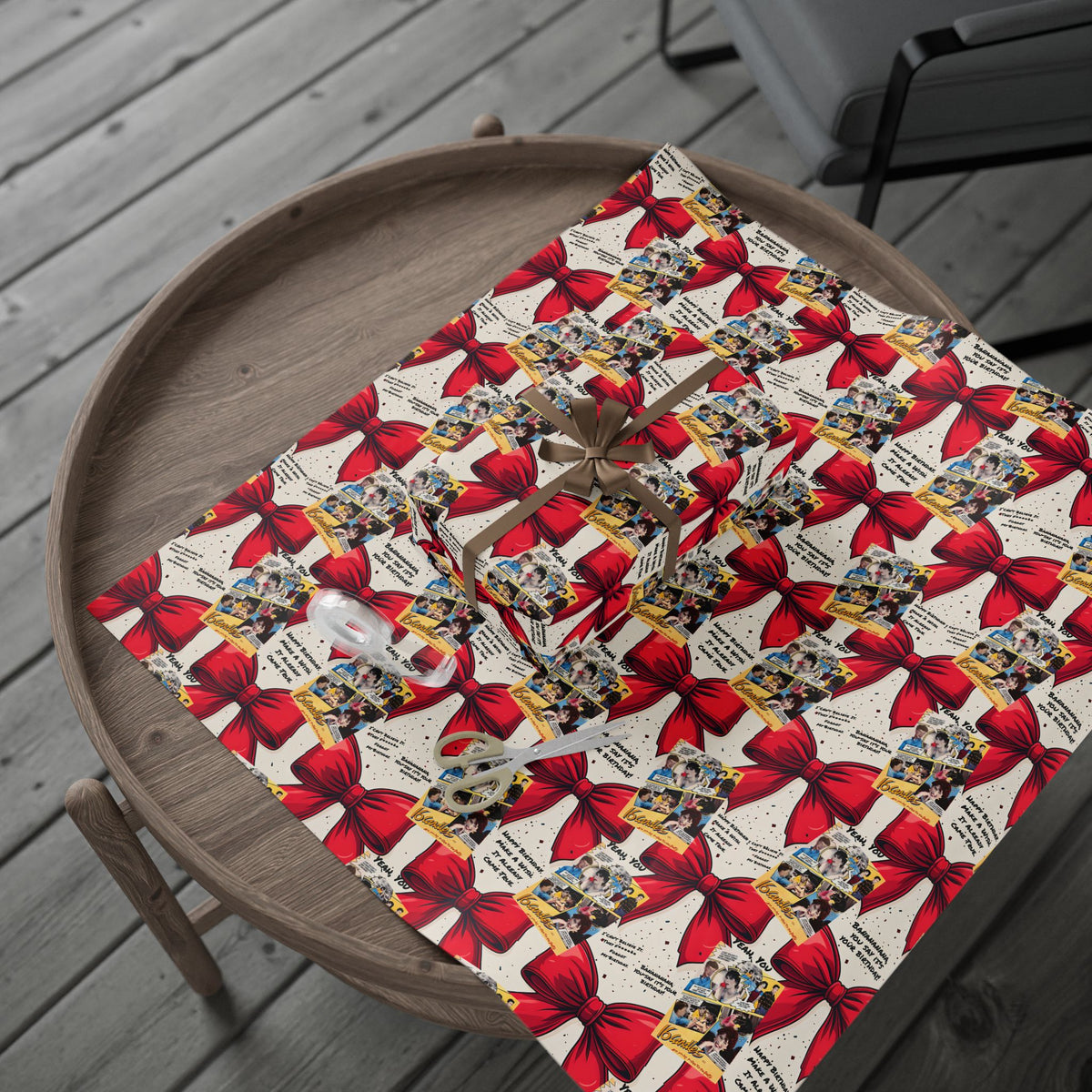 Sixteen Candles Retro Rebellion Birthday Wrapping Paper