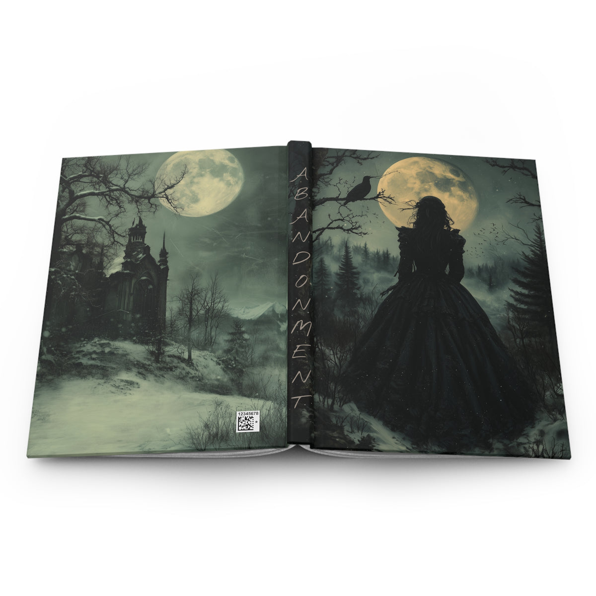 ABANDONMENT - Left to the Mercy of the World | Gothic Hardcover Journal