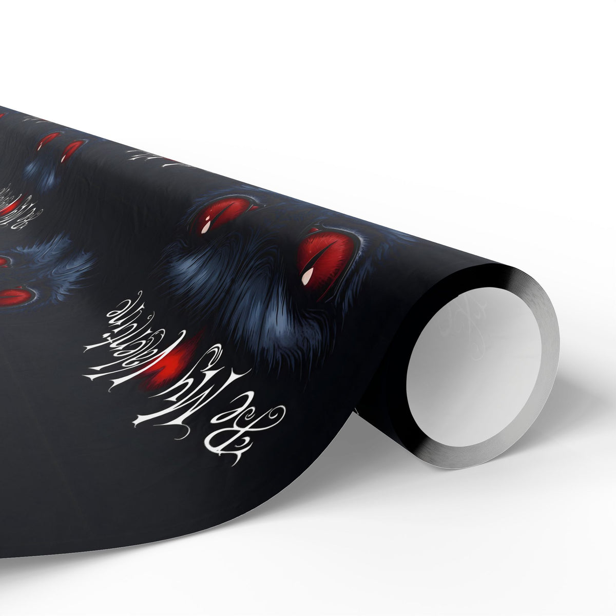 Be My Valentine Black Cat Valentines Wrapping Paper