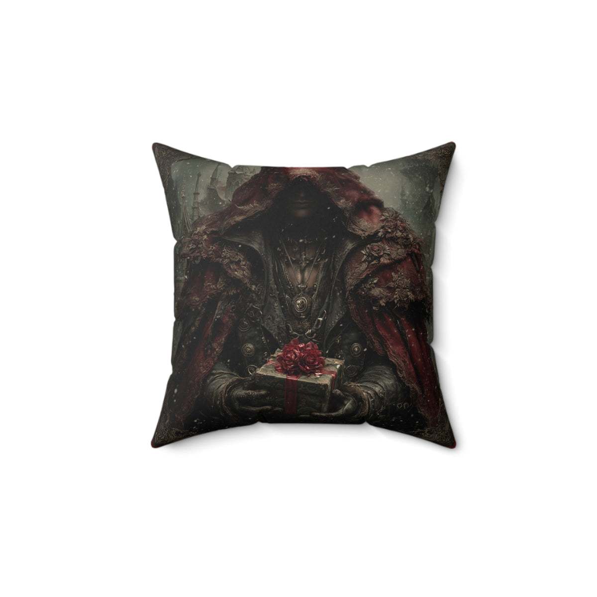 Bloodmoon Gift | Gothic Holiday Decorative Pillow