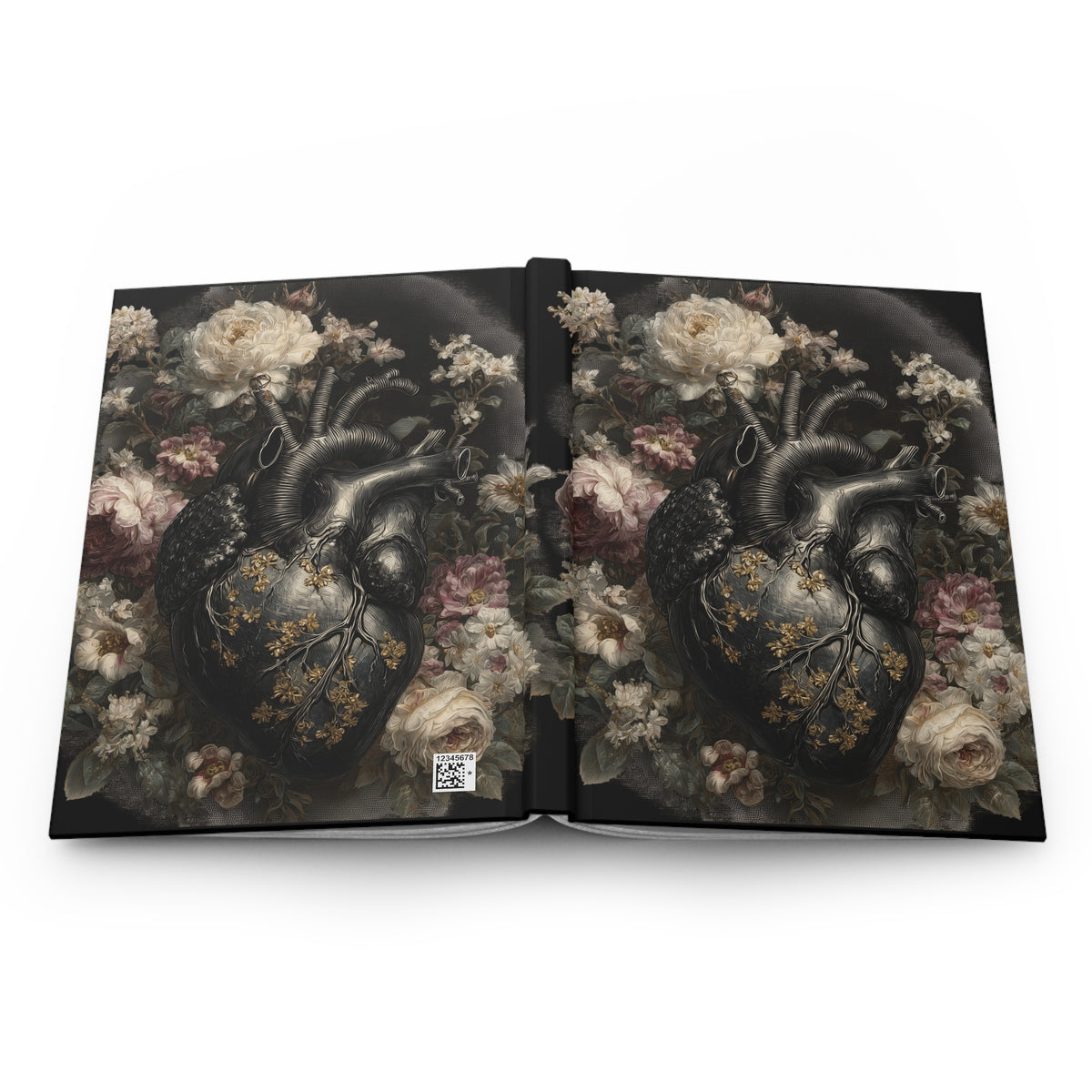 Where the Heart Learned to Bloom | Gothic Hardcover Journal