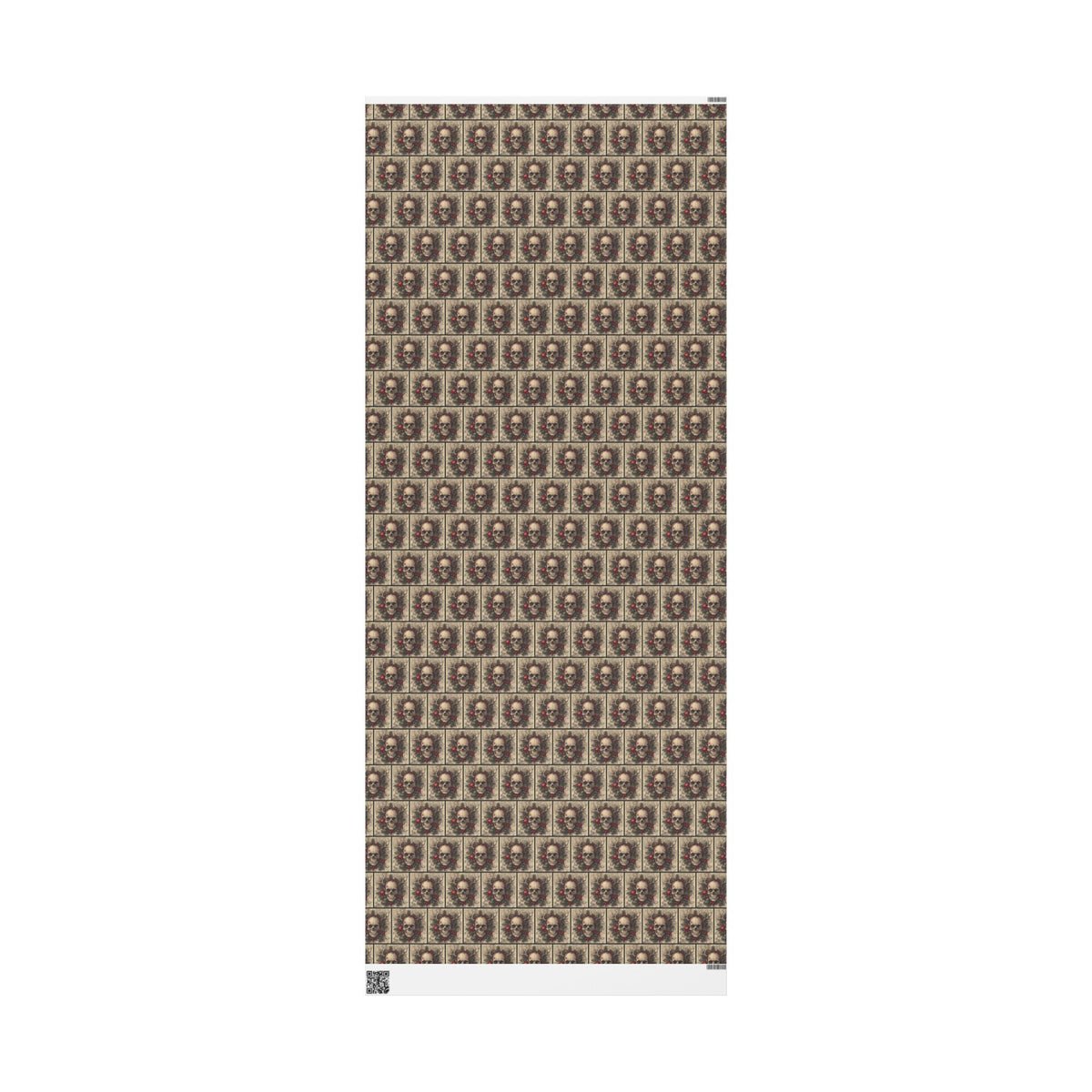 Carols for the Carrion Gothic Skull Christmas Wrapping Paper