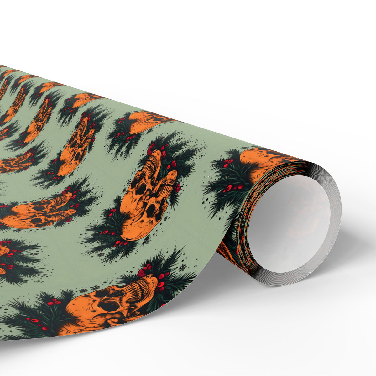 Conjoined Spirits Gothic Spooky Holiday Wrapping Paper