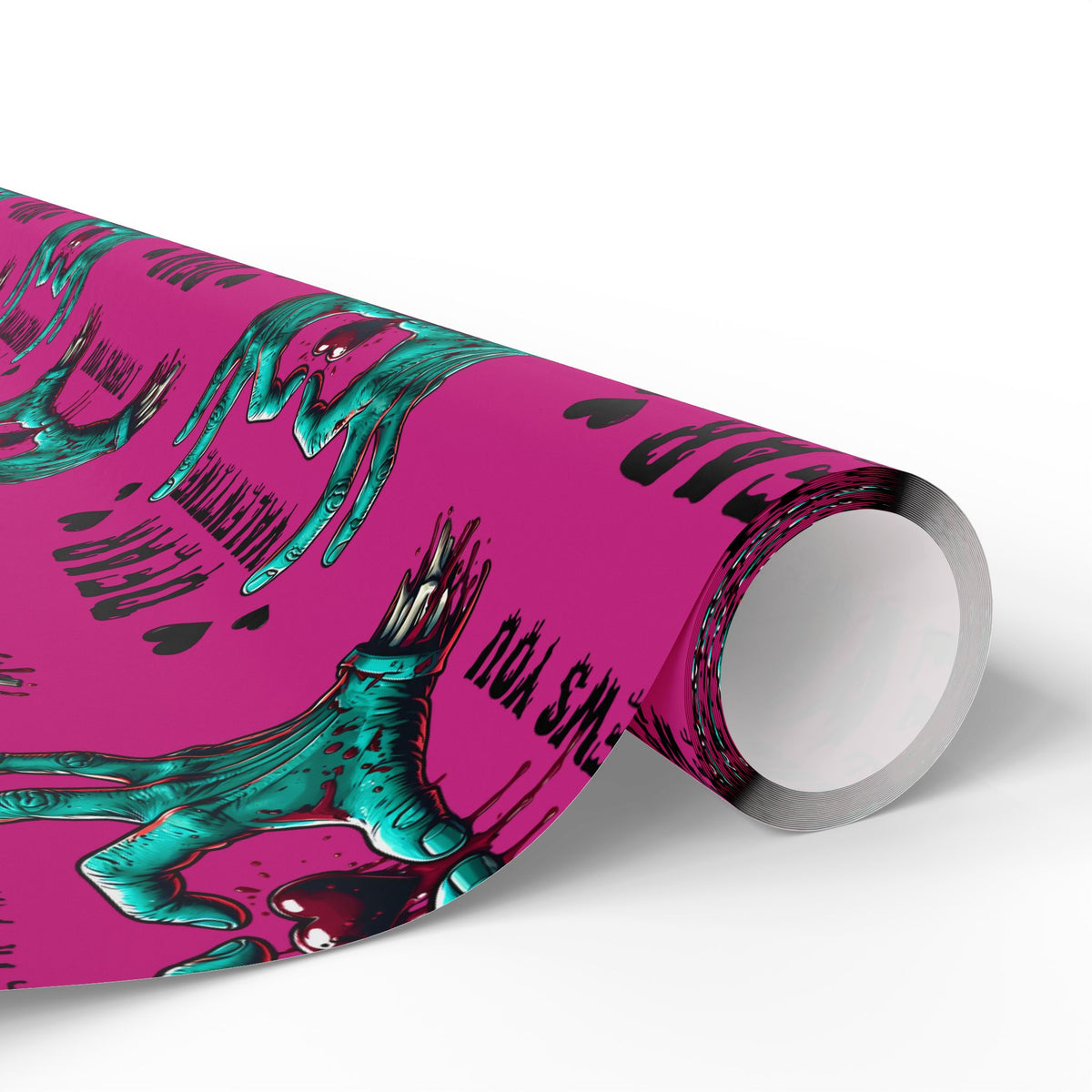 I Chews You Zombie Valentines Wrapping Paper