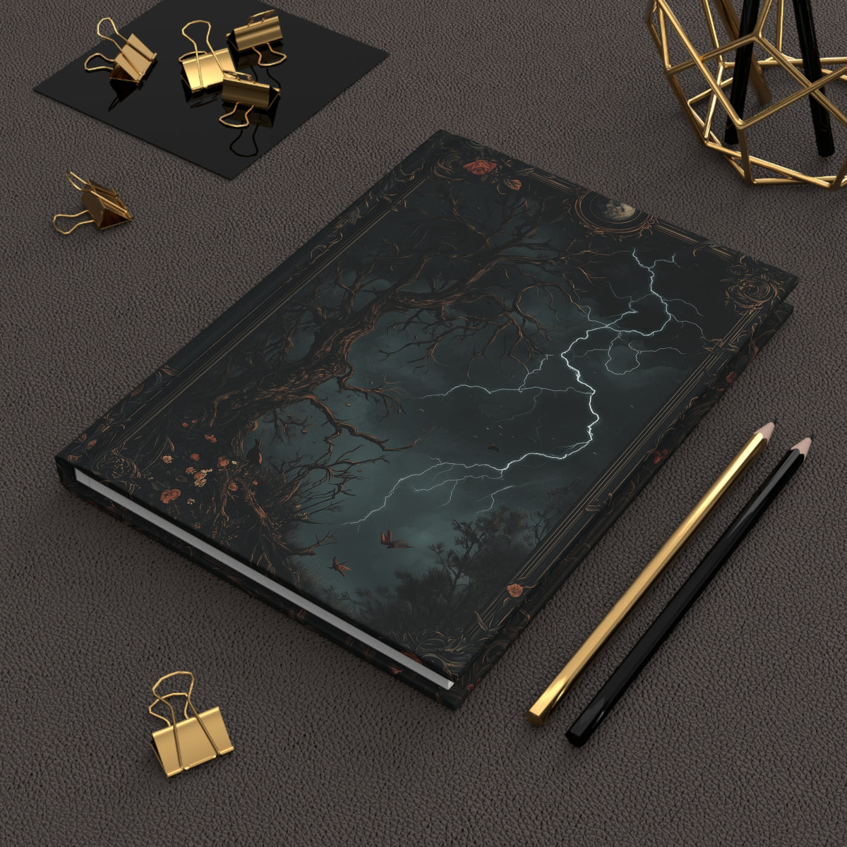 CREATION – The Spark That Should Not Have Lived | Gothic Hardcover Journal