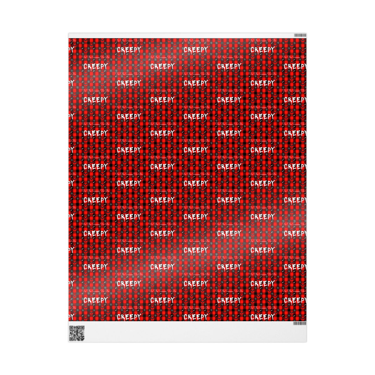 Tis the season to be CREEPY Christmas Wrapping Paper