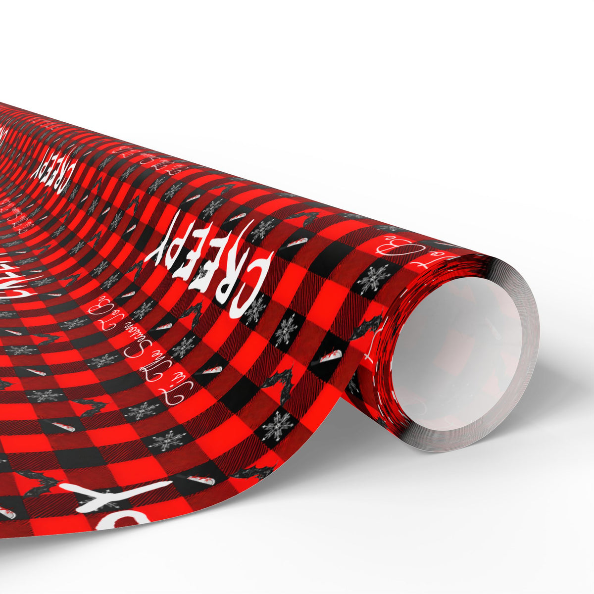 Tis the season to be CREEPY Christmas Wrapping Paper