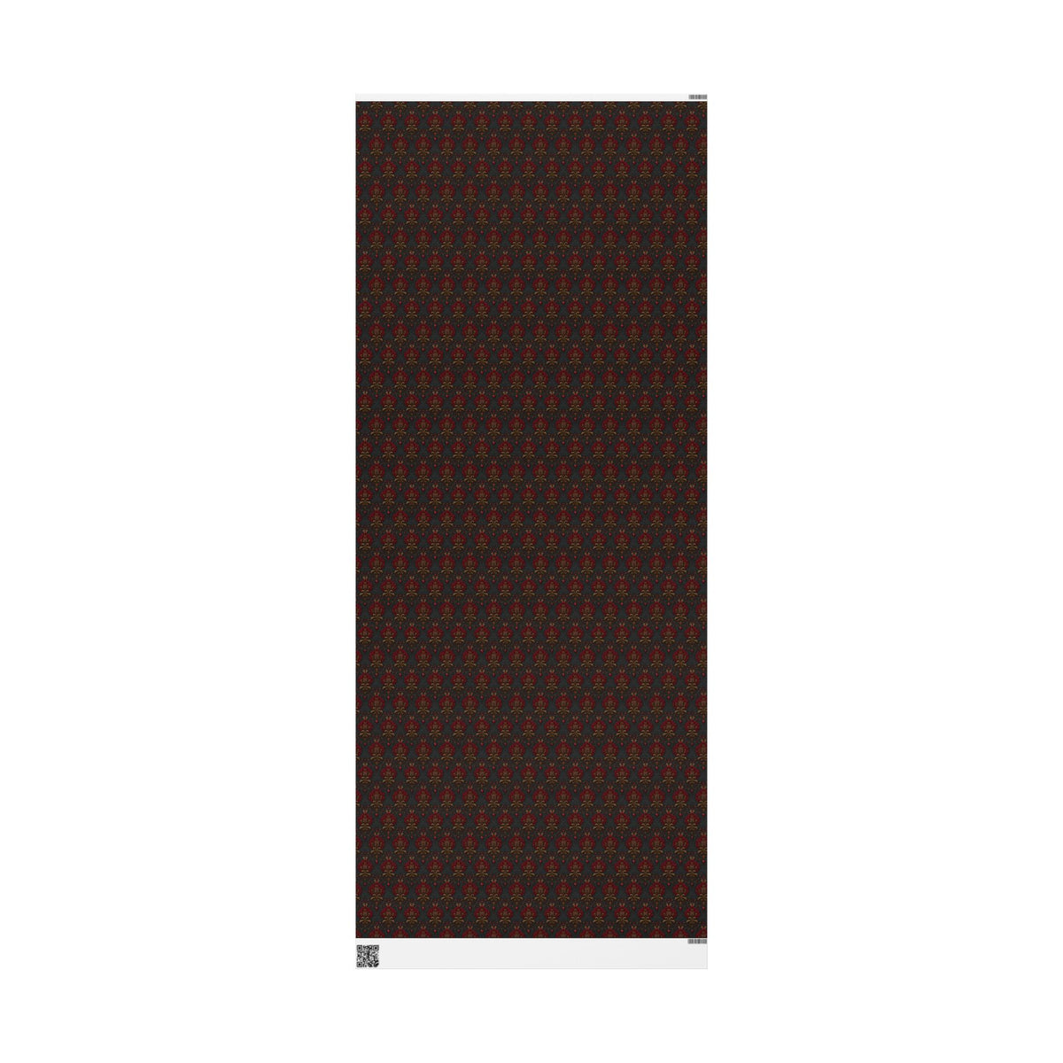 Dark Sombre Christmas Elegant Old World Gothic Wrapping Paper