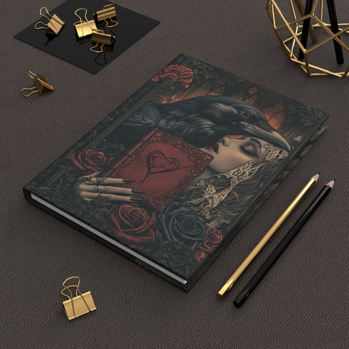 DEVOTION - The Vigil of a Faithful Heart | Gothic Hardcover Journal