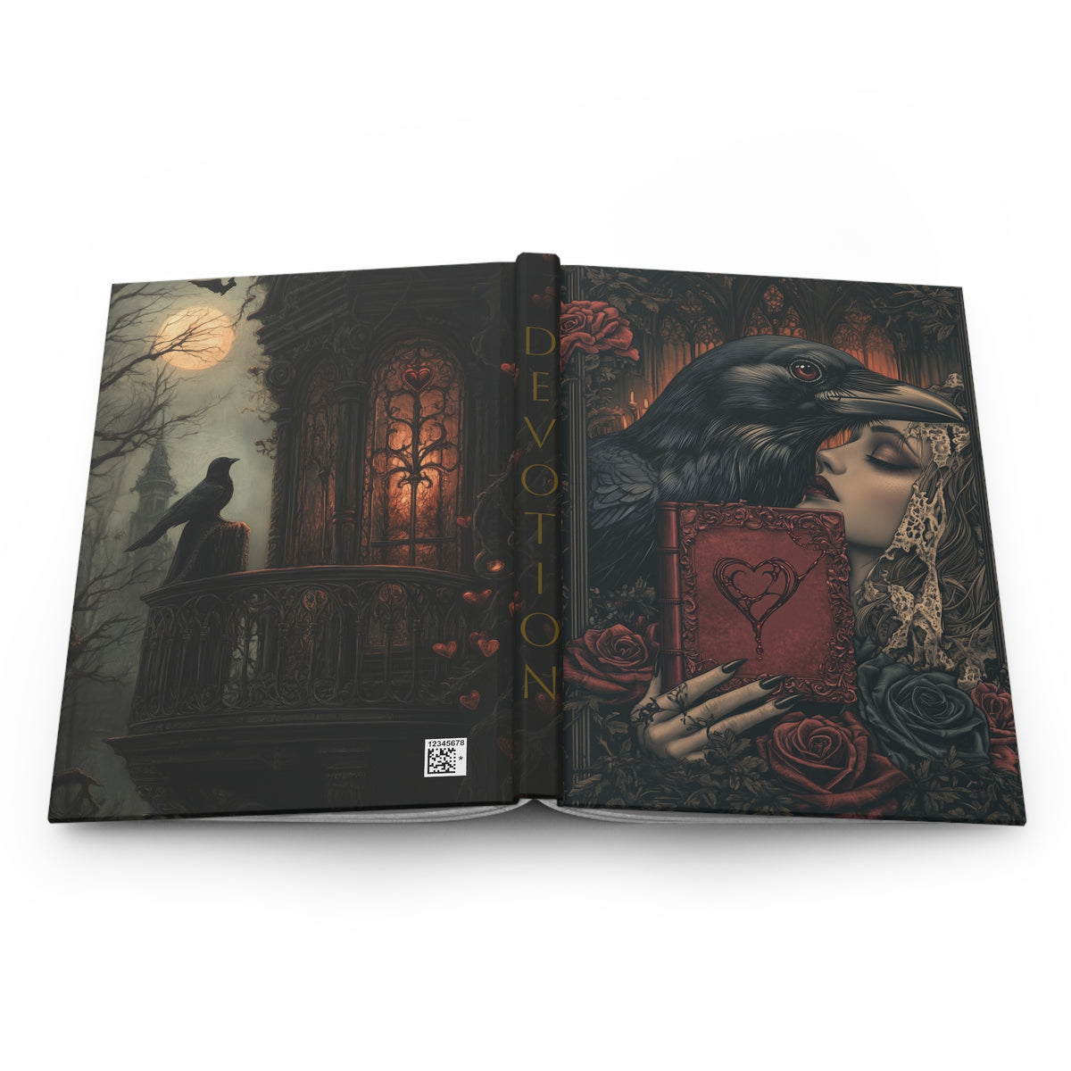 DEVOTION - The Vigil of a Faithful Heart | Gothic Hardcover Journal