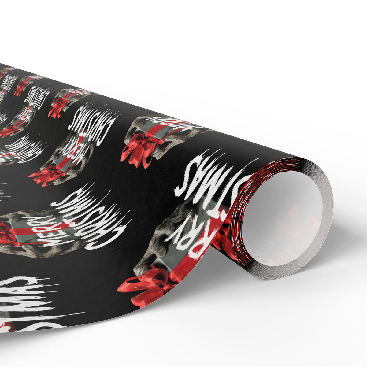 Dont Open Until Undead Zombie Horror Christmas Wrapping Paper