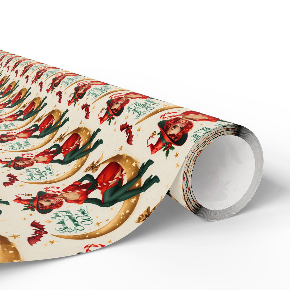 Enchanted Wishes Vintage Christmas Wrapping Paper