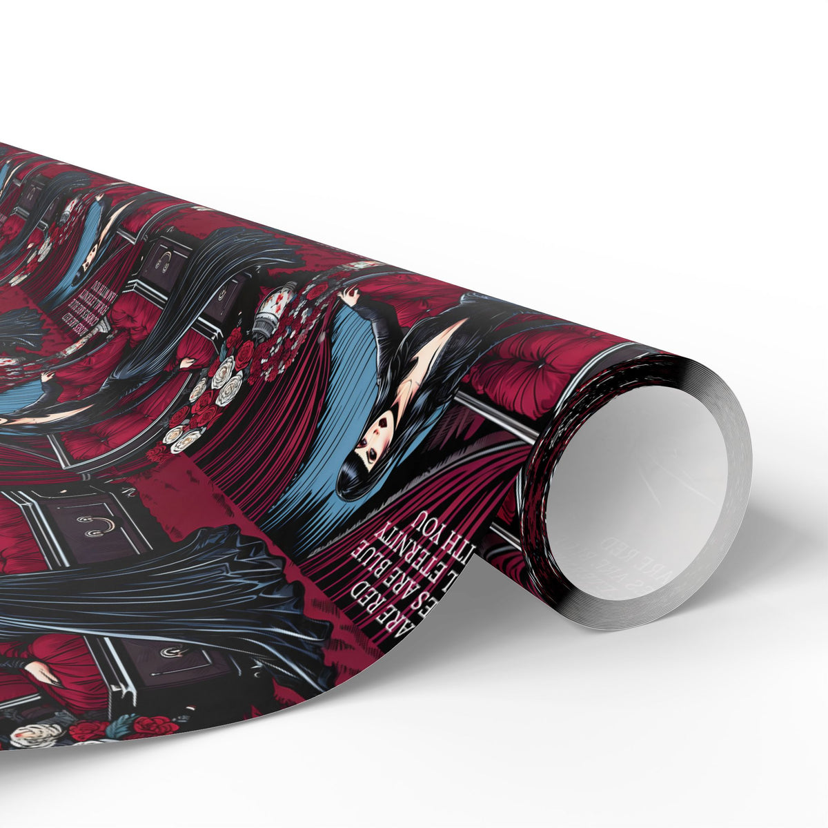 Eternally Yours Gothic Vampire Valentine’s Wrapping Paper