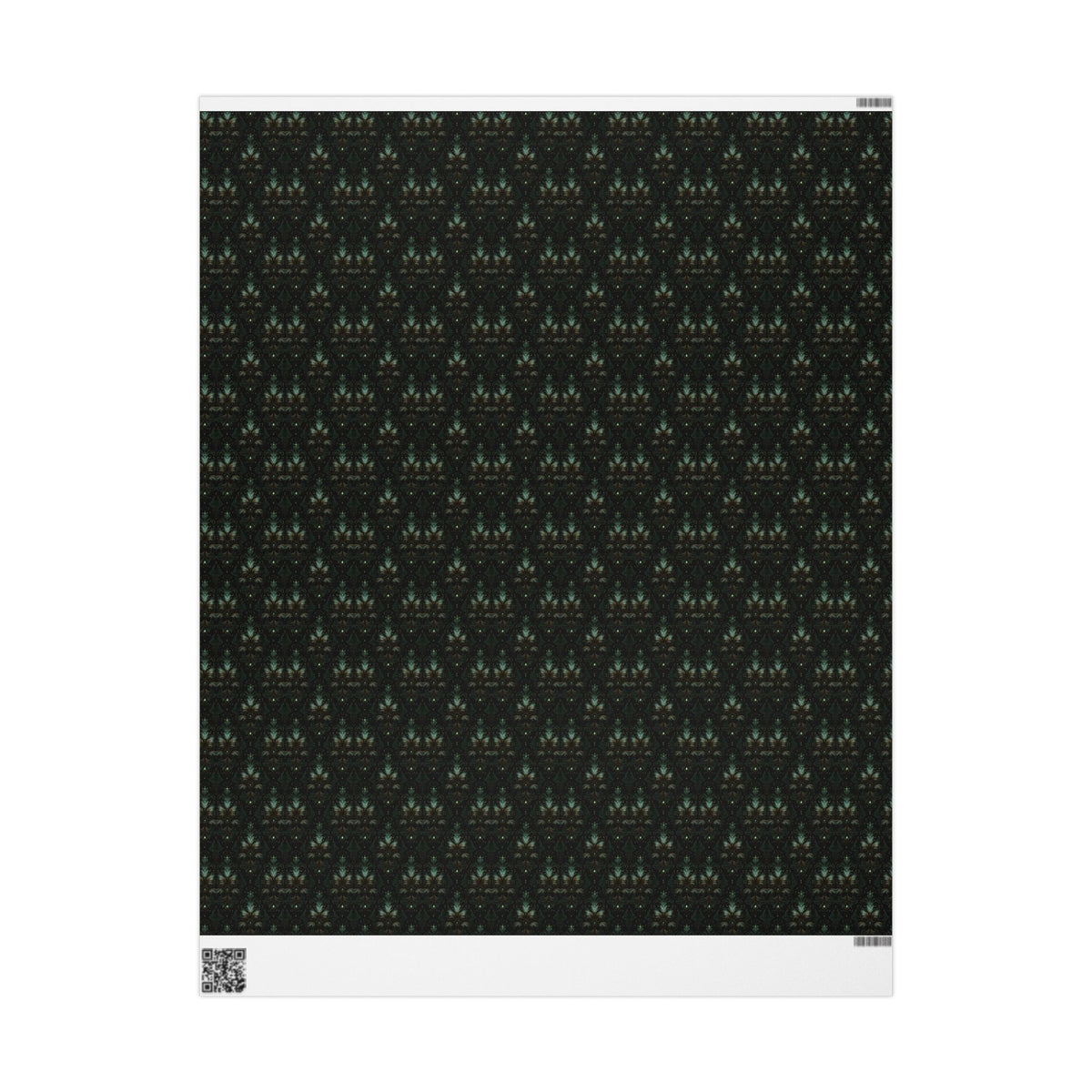 Evergreen Masquerade Vampire Dark Romance Wrapping Paper
