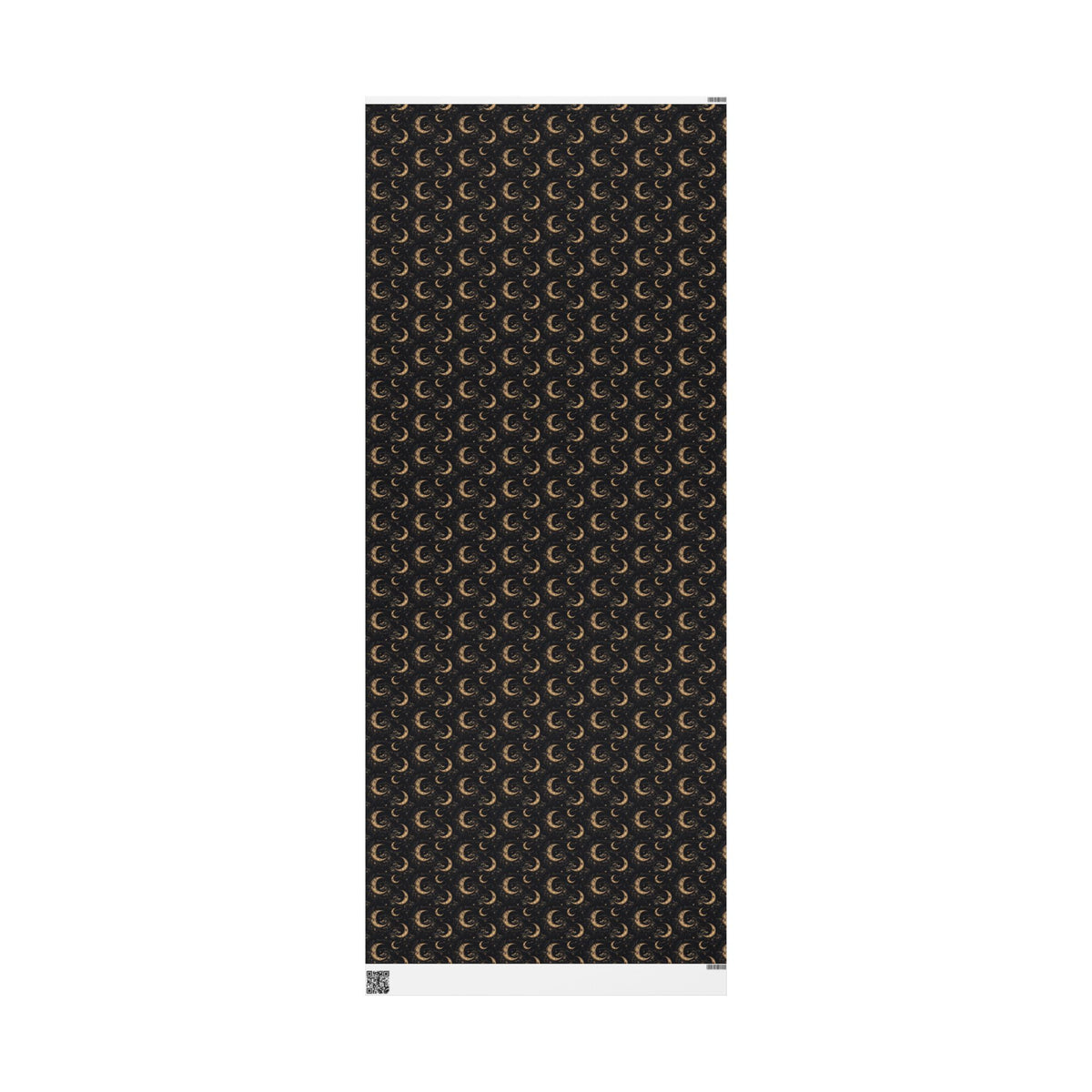 Expecting A Little Nightmare Dark Celestial Moon Baby Shower Wrapping Paper