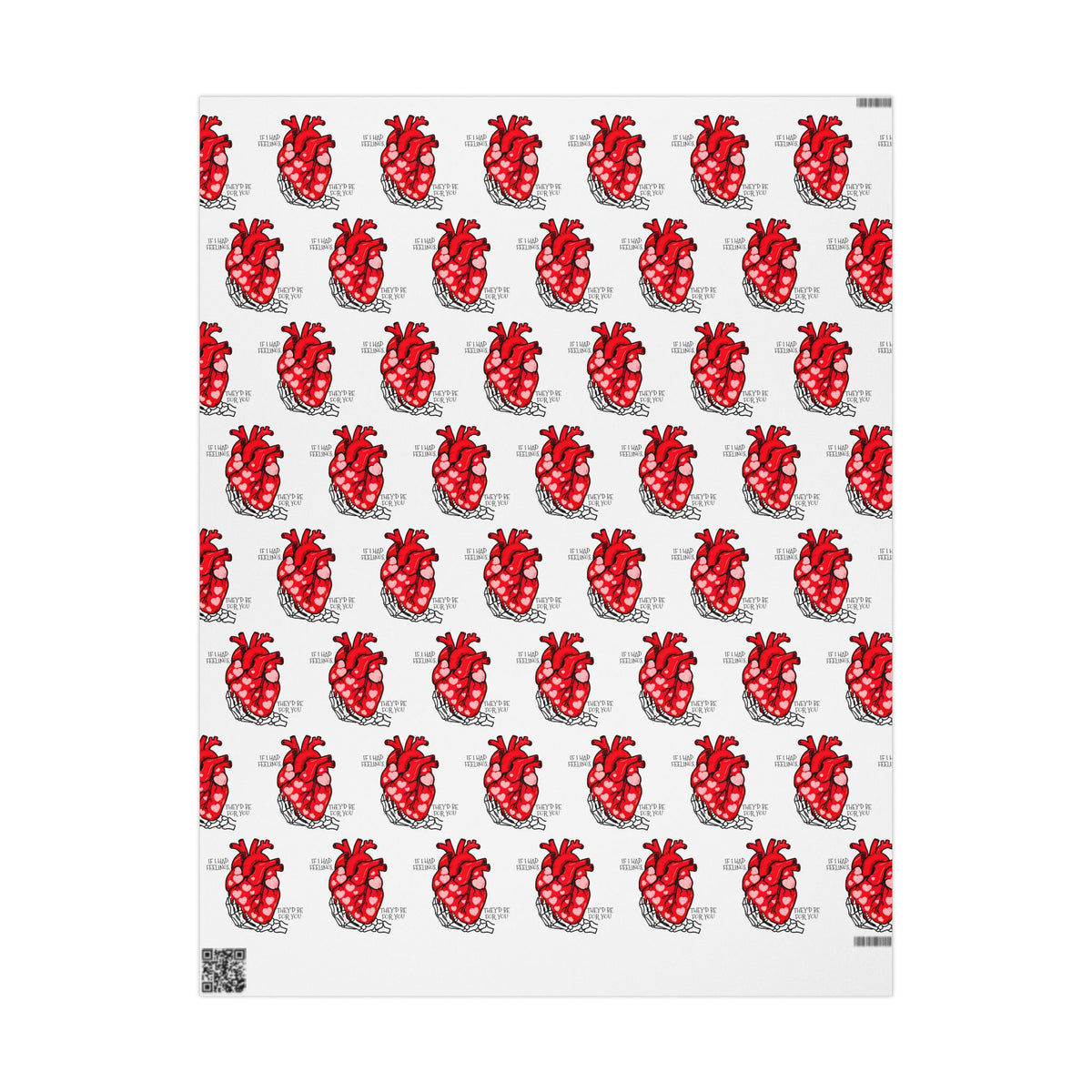 In My Feelings Gothic Valentine’s Wrapping Paper