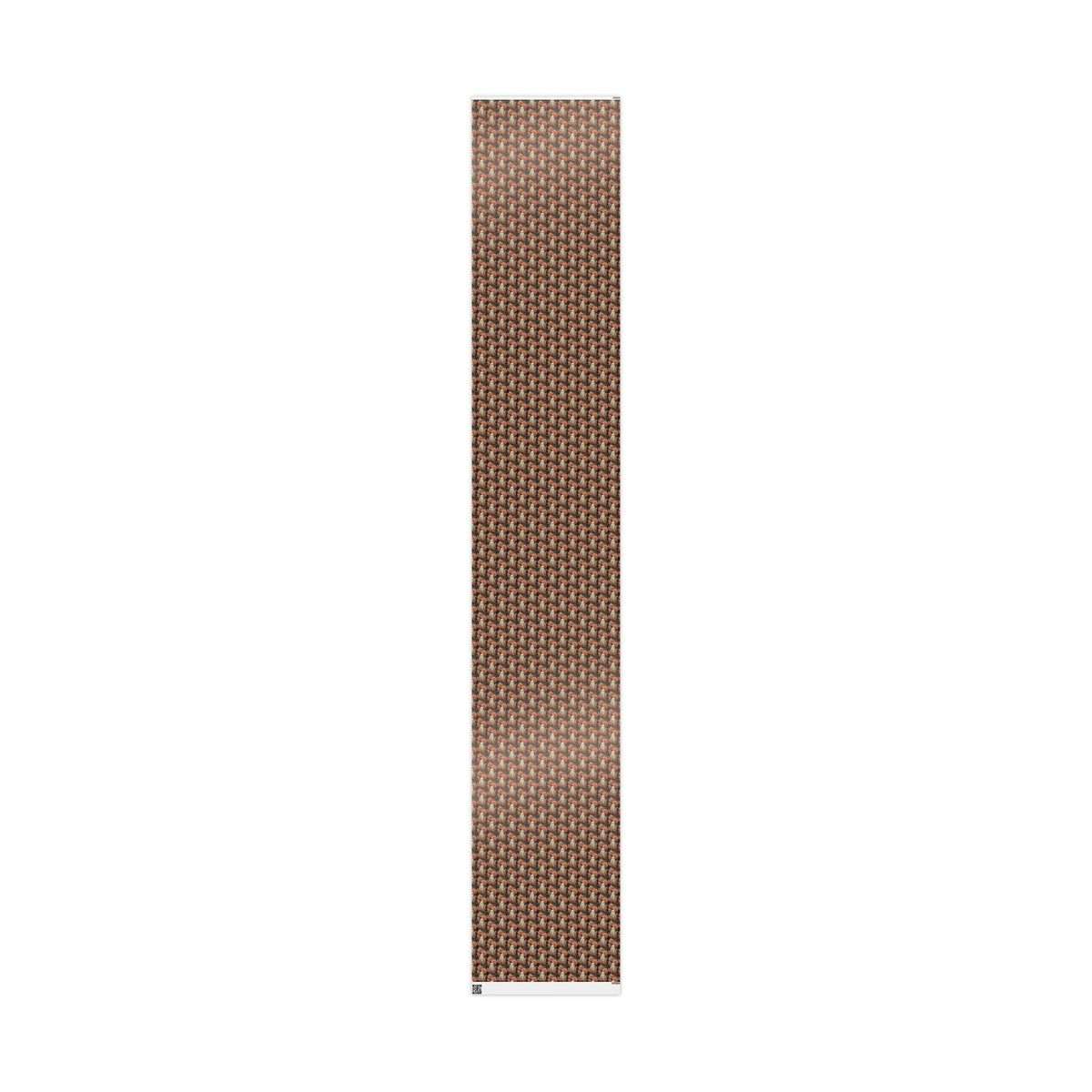 Ghost in the Garden Elegant Peach Floral Dark Romance Wrapping Paper