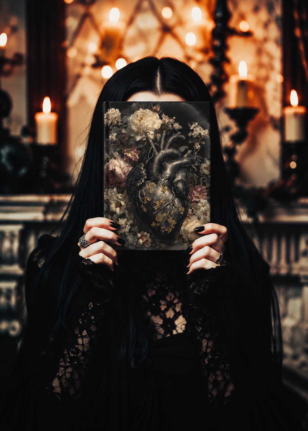Where the Heart Learned to Bloom | Gothic Hardcover Journal