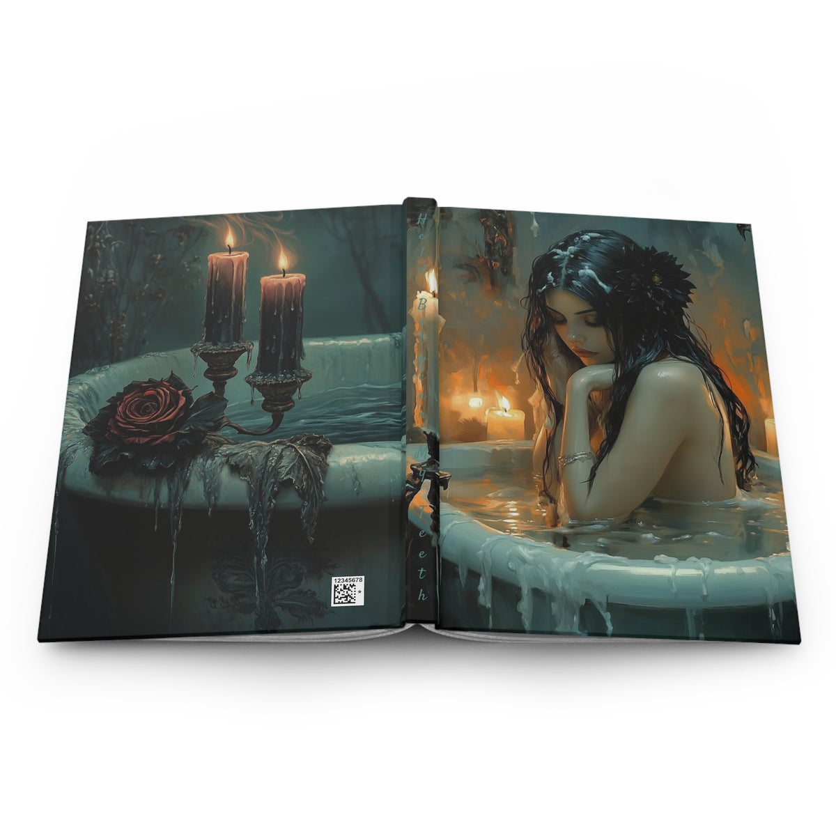 Held Between My Teeth | Gothic Hardcover Journal