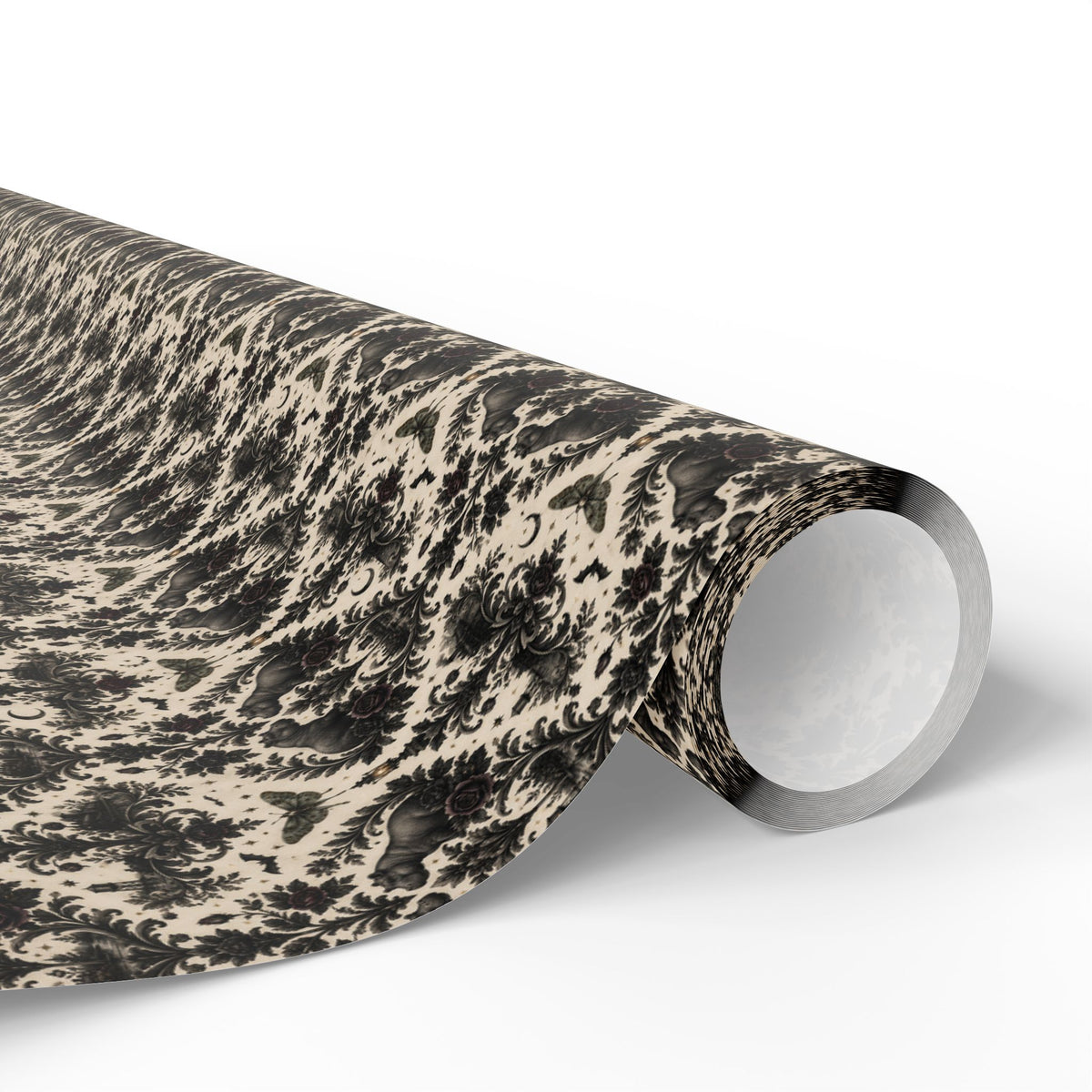Hutto Hippo Nocturne Victorian Gothic Wrapping Paper