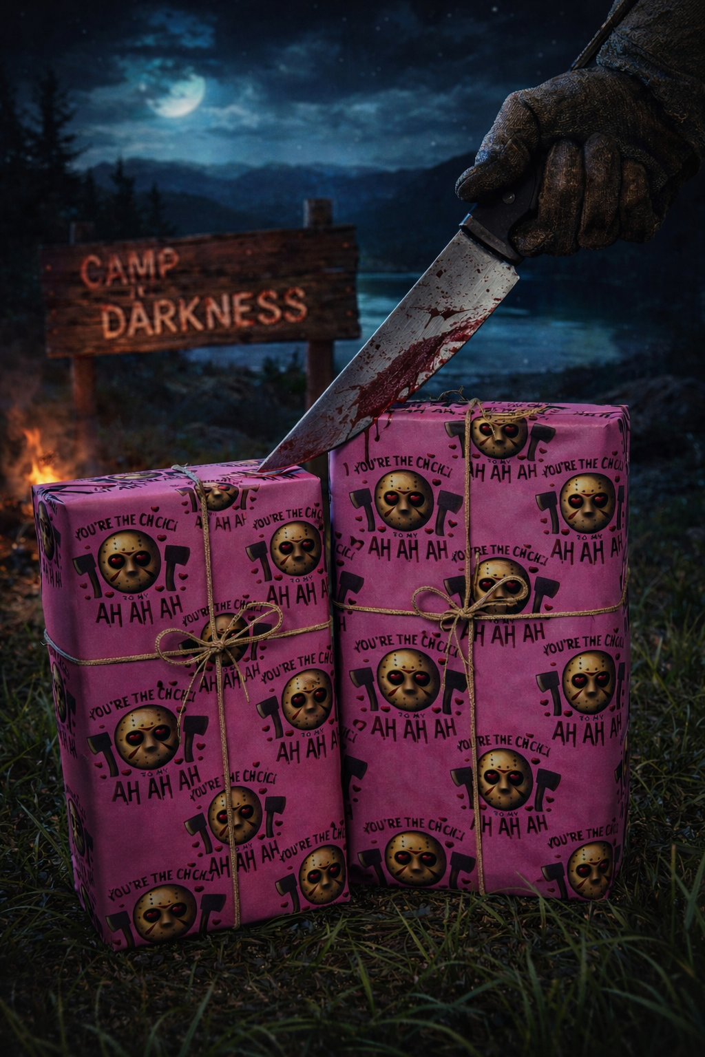 You're My Ch Ch CH Jason Inspired Valentine’s Wrapping Paper
