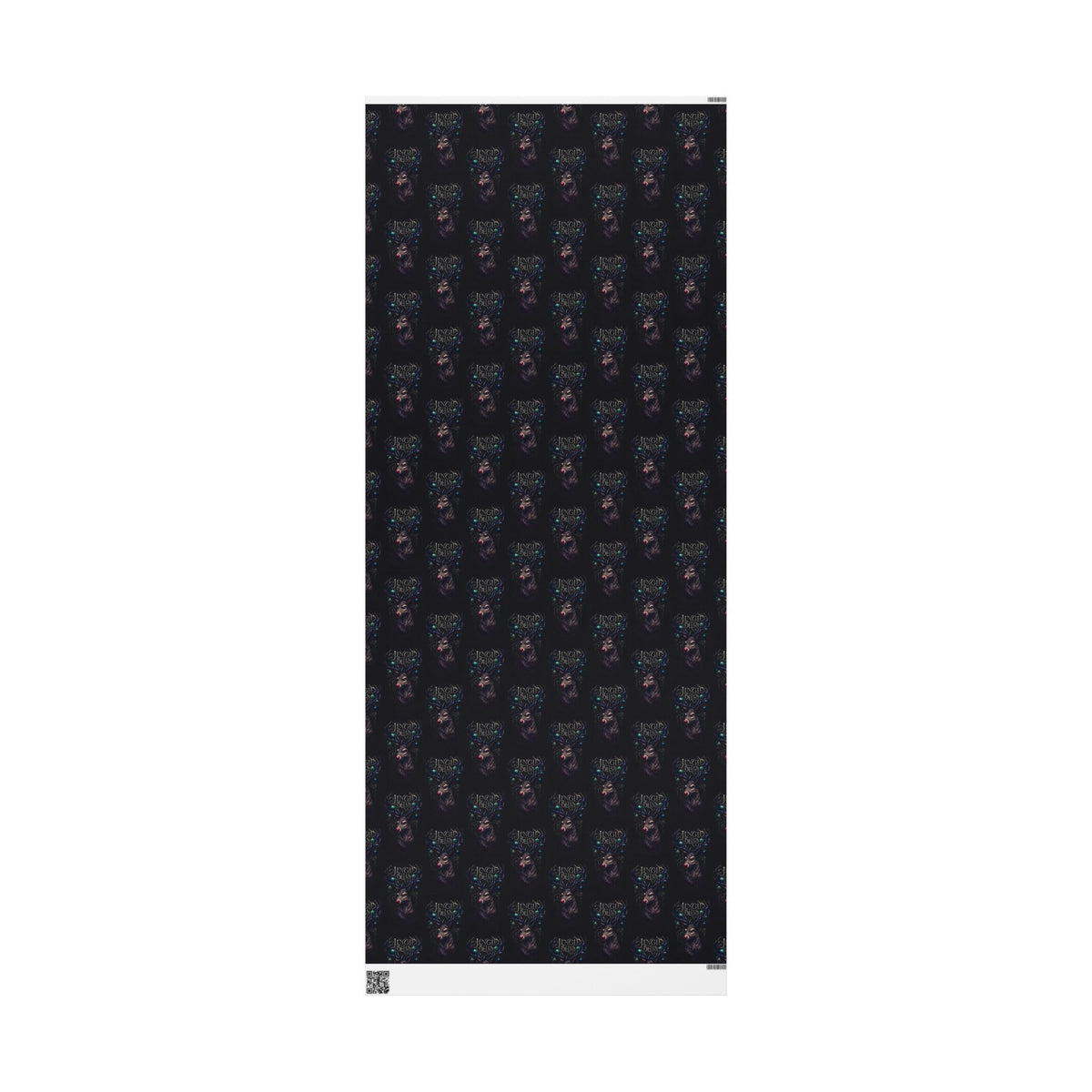 Jingle Bells Gothic Rudolph Christmas Wrapping Paper