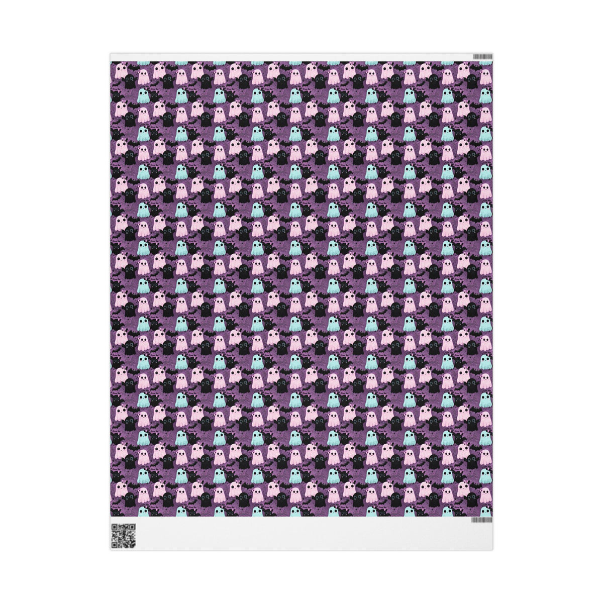 Little BOO Cute Ghost Baby Shower Wrapping Paper