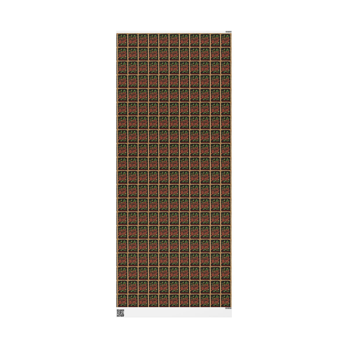 Little Merry Always Scary Vintage Christmas Wrapping Paper
