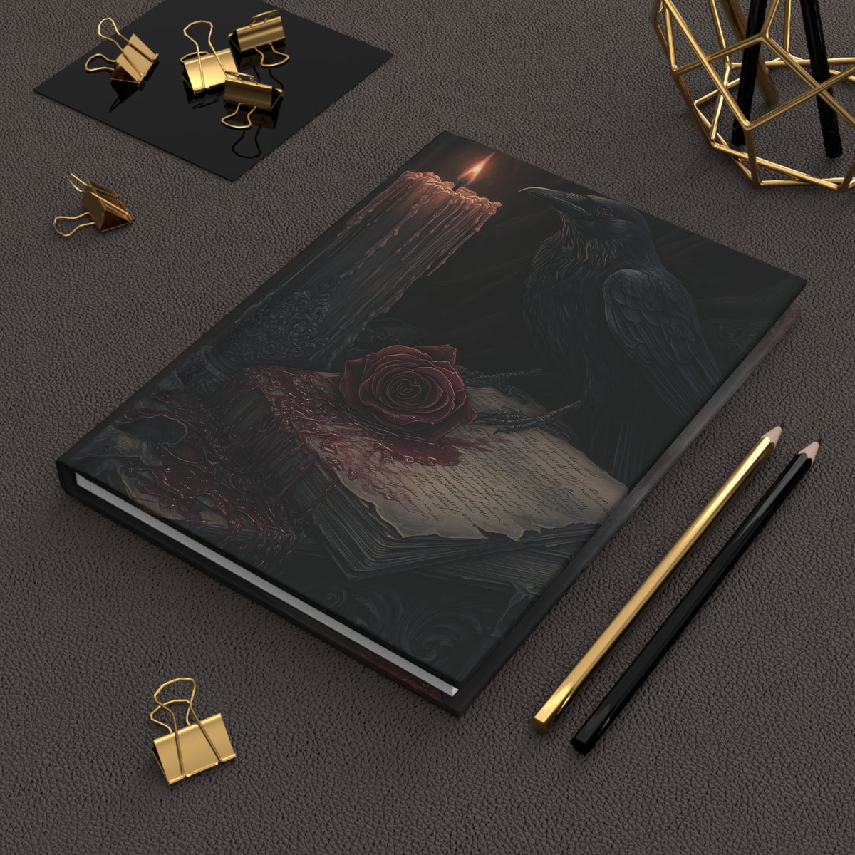 LOSS - Elegy for What the Raven Took | Gothic Hardcover Journal