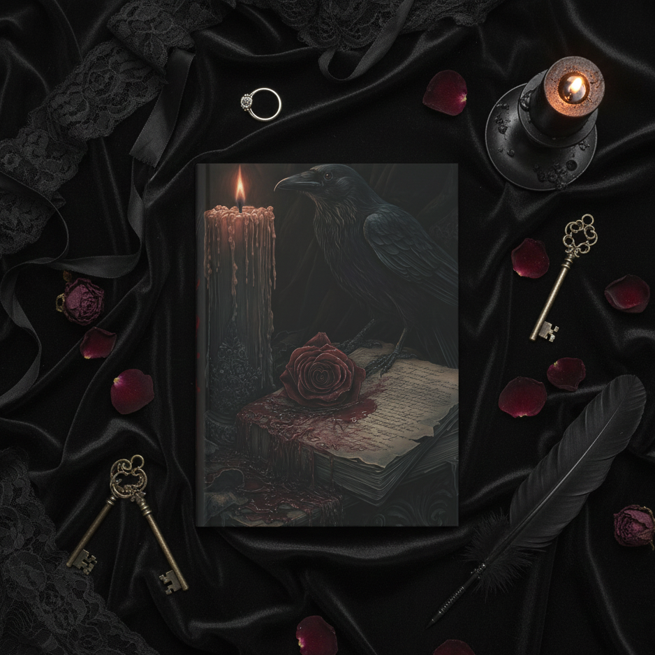 LOSS - Elegy for What the Raven Took | Gothic Hardcover Journal