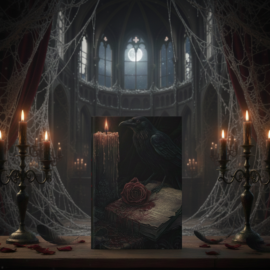 LOSS - Elegy for What the Raven Took | Gothic Hardcover Journal