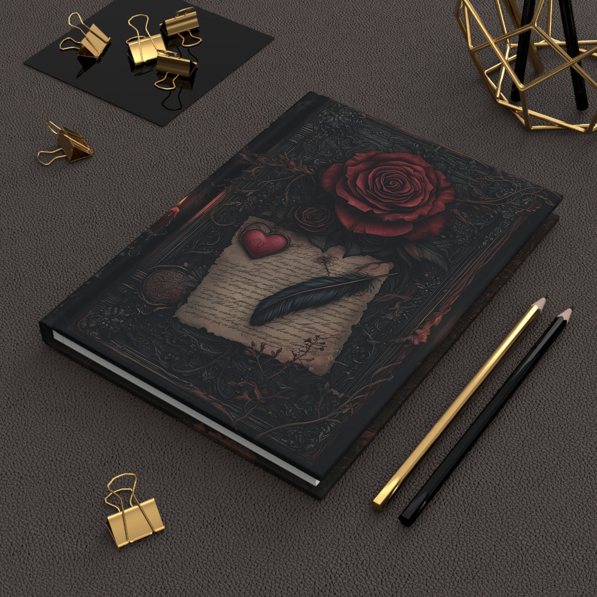 LOVE - The First Beating of a Doomed Heart Hardcover Journal Matte