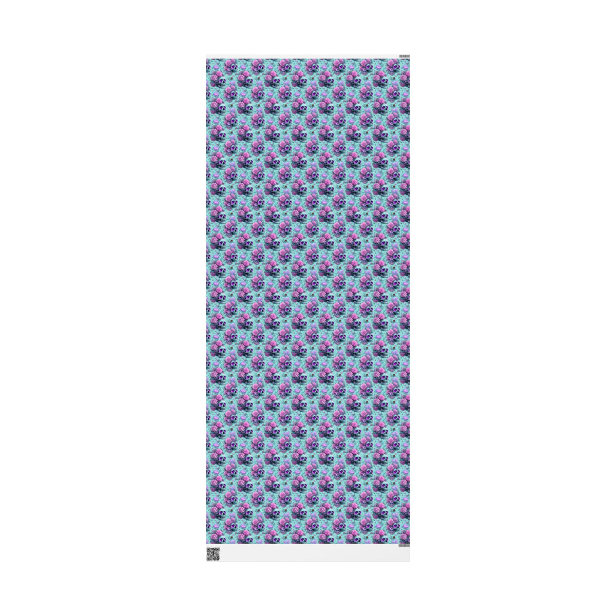 Love, Reanimated Pastel Skulls & Roses Valentine Wrapping Paper