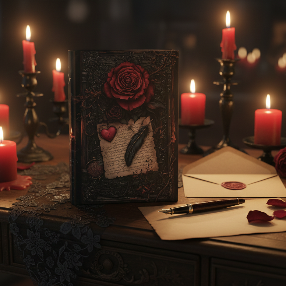 LOVE - The First Beating of a Doomed Heart Hardcover Journal Matte