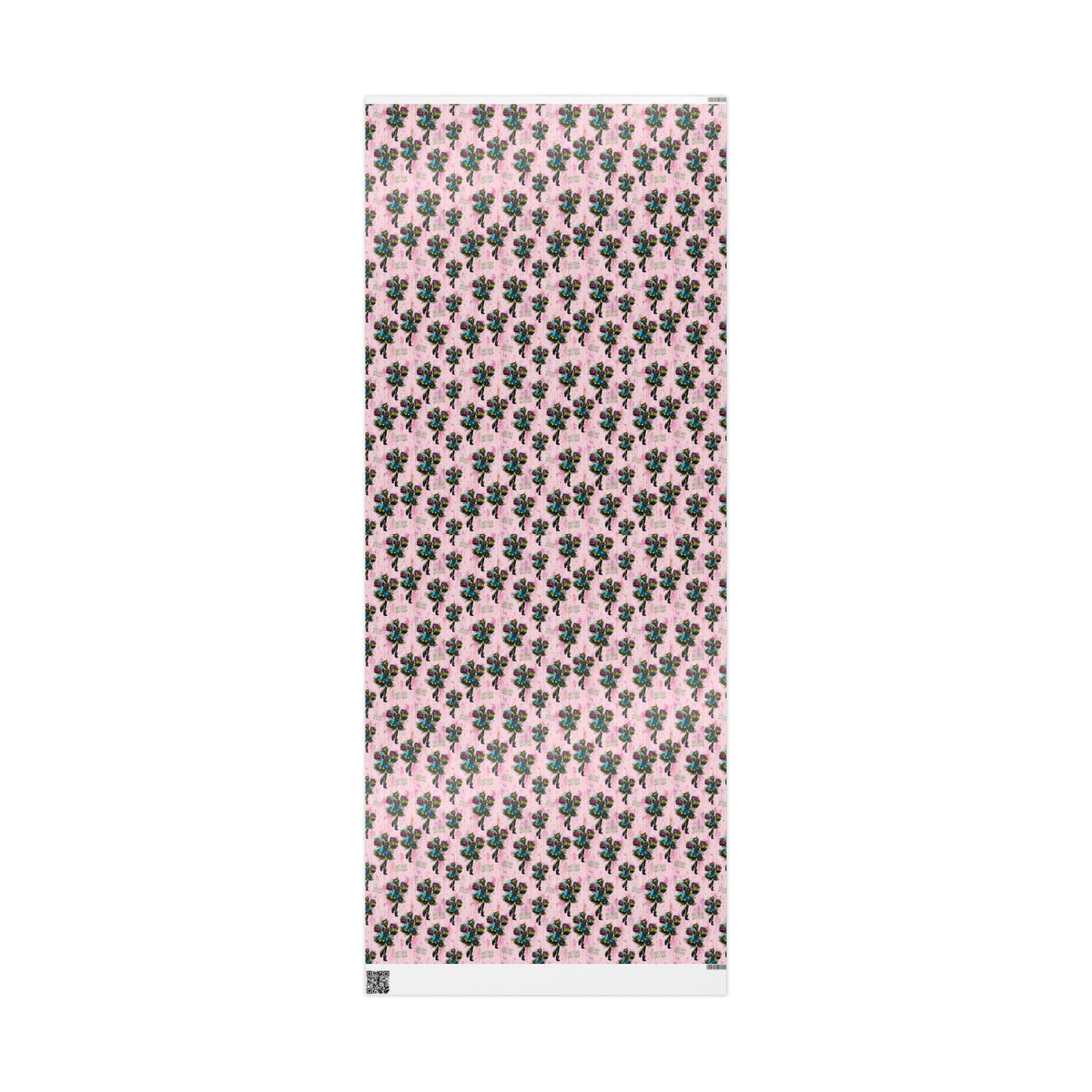 Madisons Merry Undead Mayhem Pink Zombie Horror Christmas Wrapping Paper