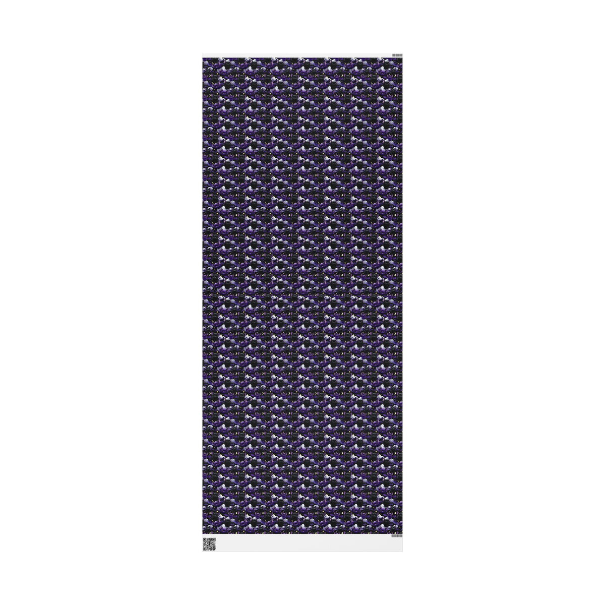 Midnight Snuggles Cute Kawaii Goth Baby Bat Wrapping Paper