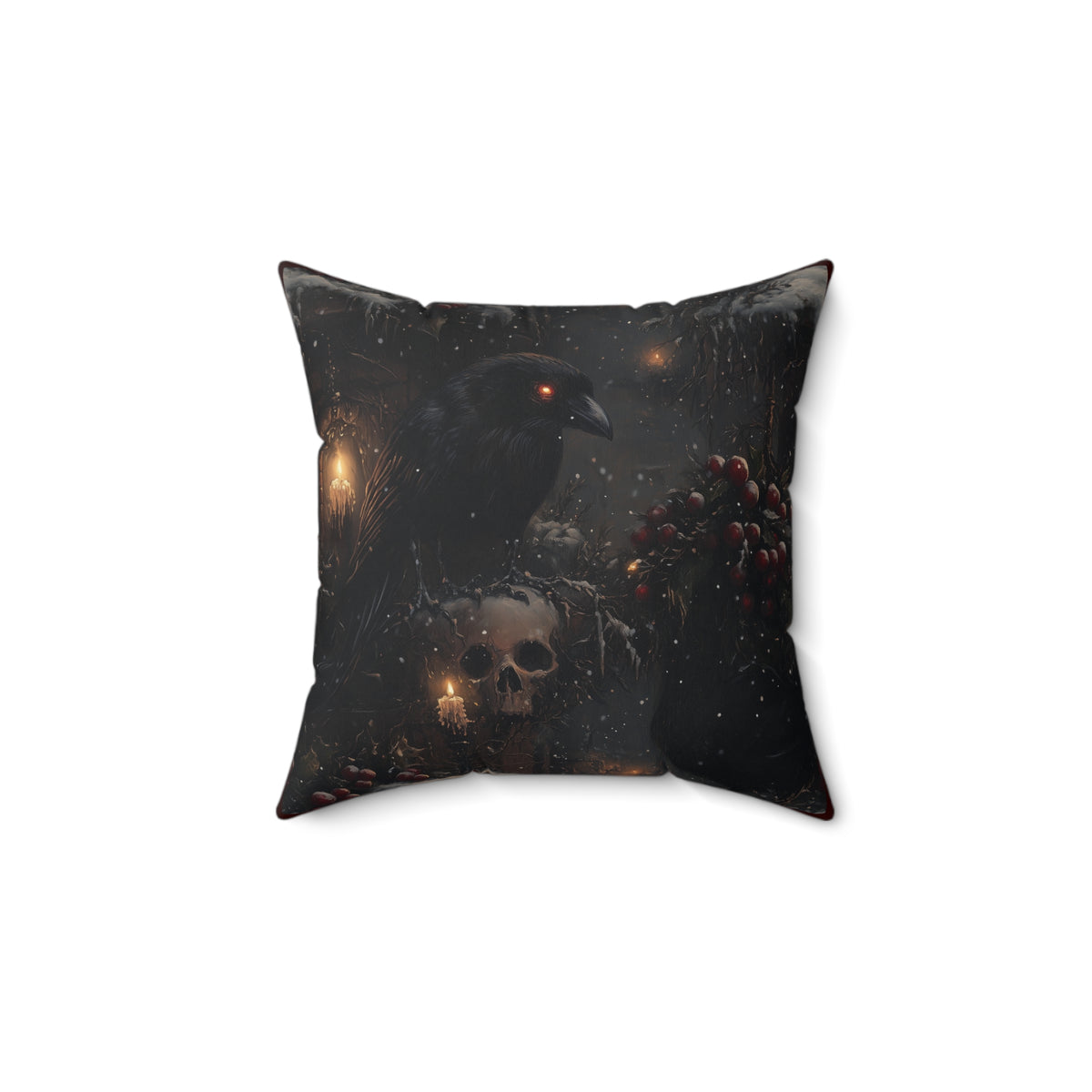 Nevermore Night | Gothic Holiday Decorative Pillow