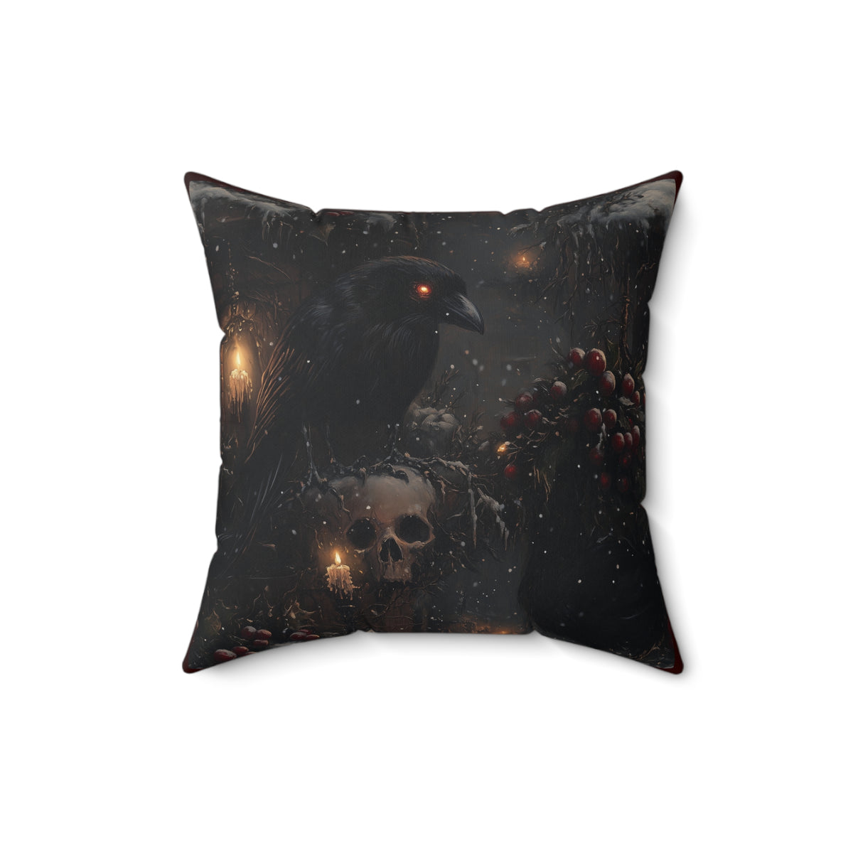 Nevermore Night | Gothic Holiday Decorative Pillow
