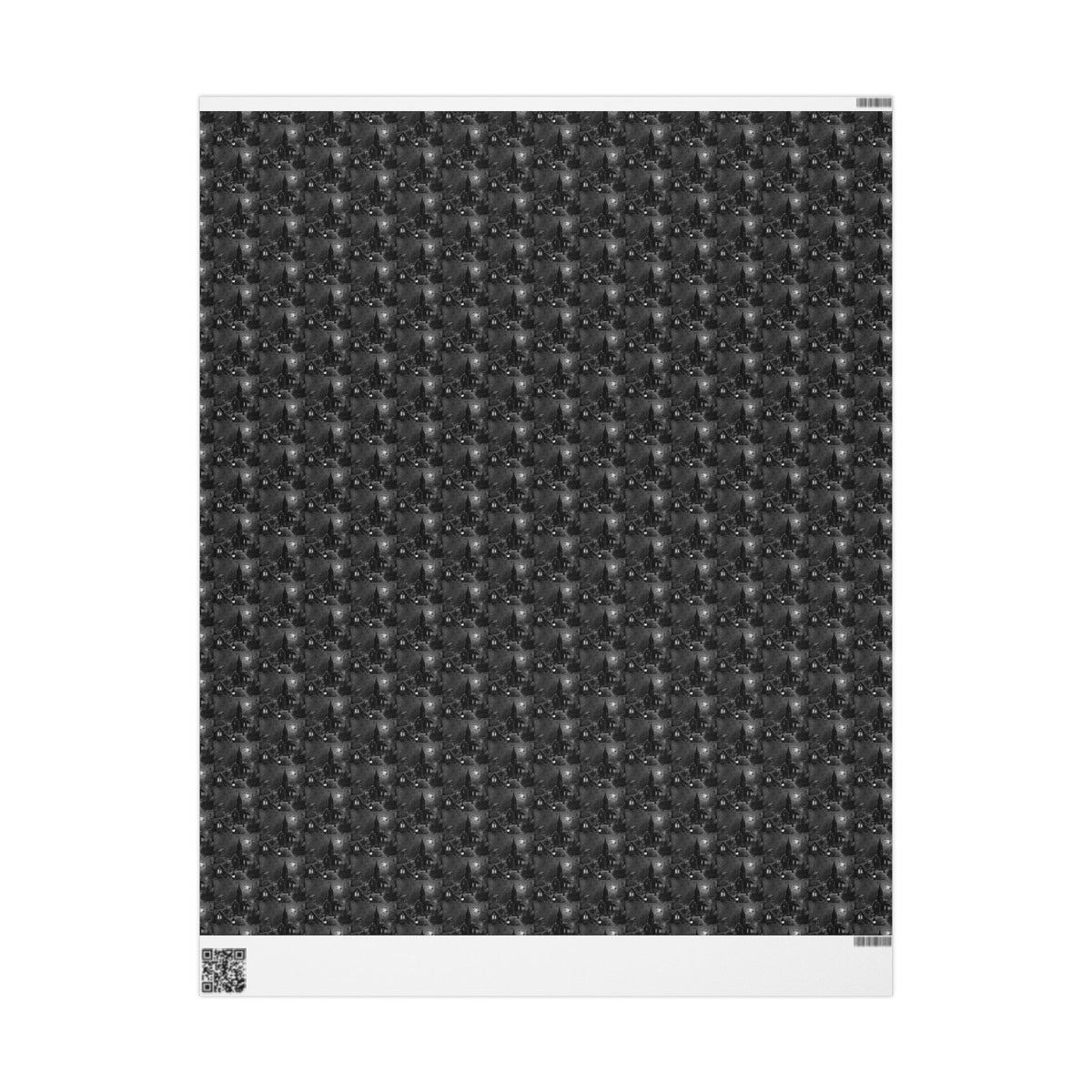 Nightfall on Shadowstone Gothic Christmas Wrapping Paper