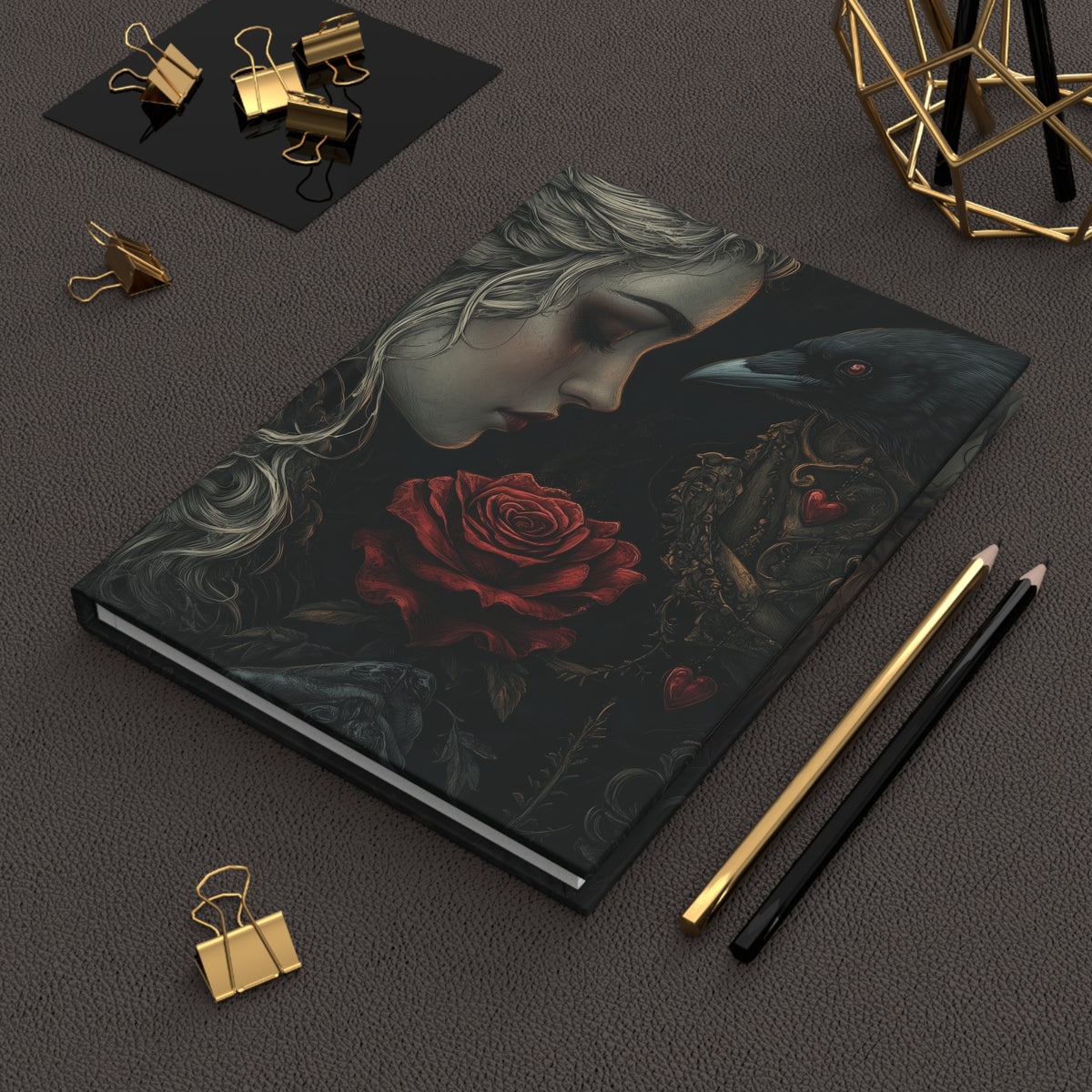 OBSESSION - When the Heart Refused the Grave | Gothic Hardcover Journal