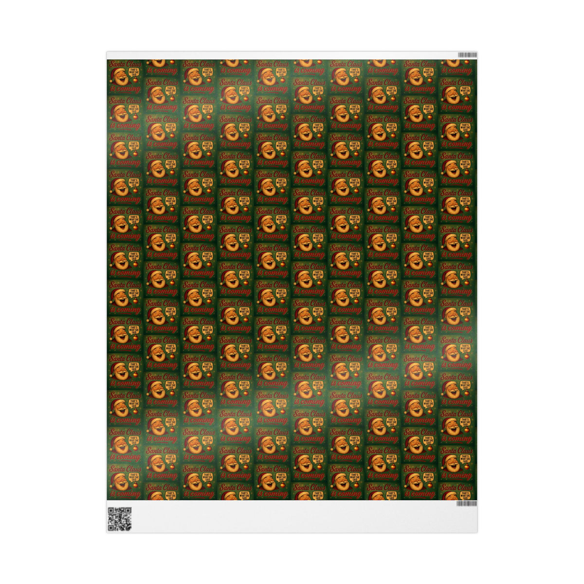 Santa Claus is Coming (That’s What She Said) Naughty Christmas Wrapping Paper