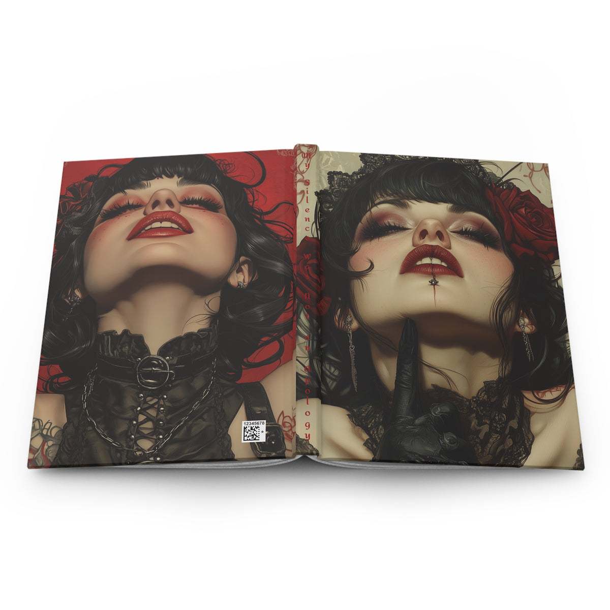 My Silence Was Not an Apology | Gothic Hardcover Journal