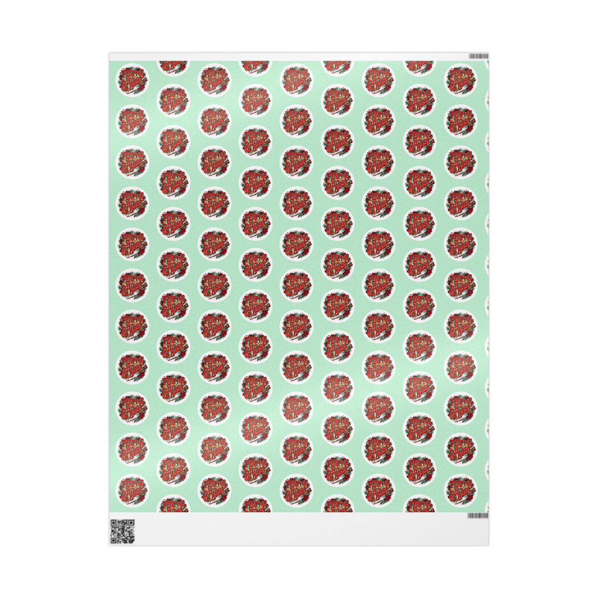 Festive But Stabby Slasher Christmas Wrapping Paper
