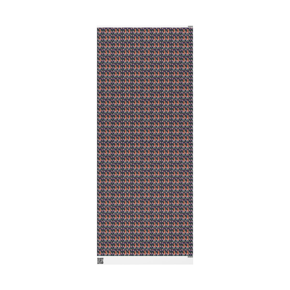 Vampressa of the Blood Moon Retro Vampire Comic Wrapping Paper