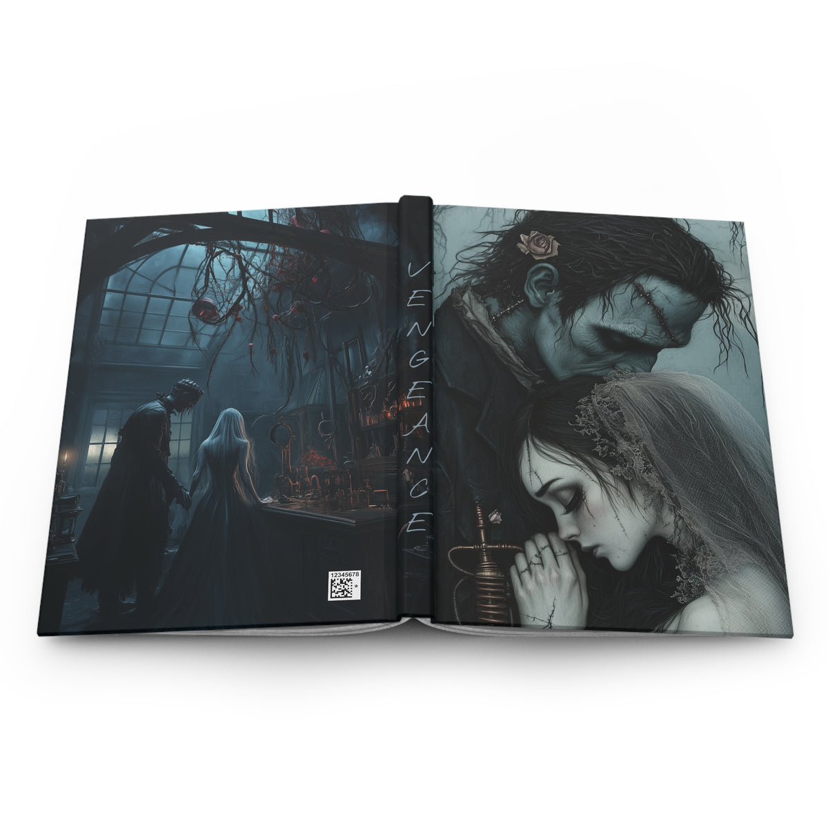 VENGEANCE - I Will Be With You on Your Wedding Night | Gothic Hardcover Journal