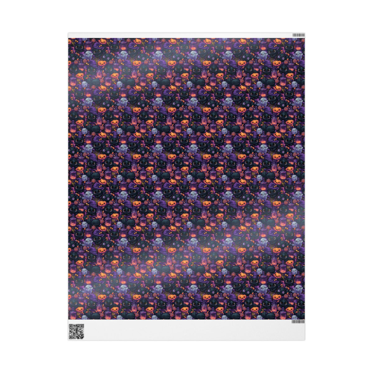Whiskers and Witchcraft Whimsigoth Wrapping Paper