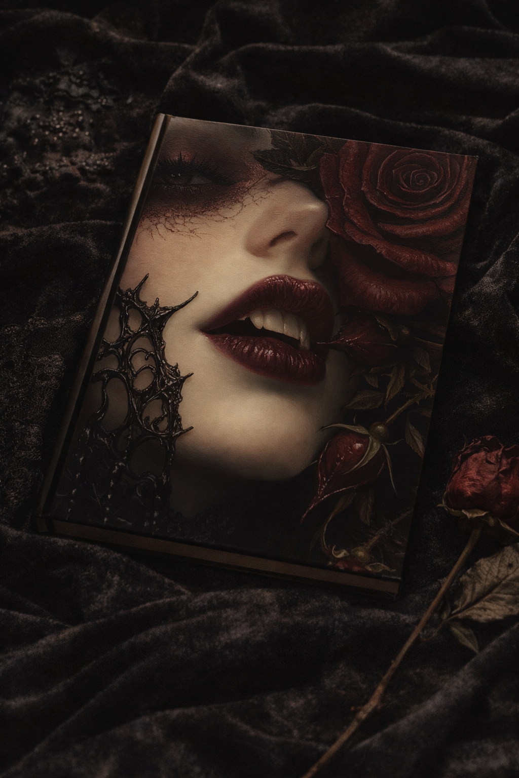 I Learned Which Words Deserved Teeth | Gothic Hardcover Journal