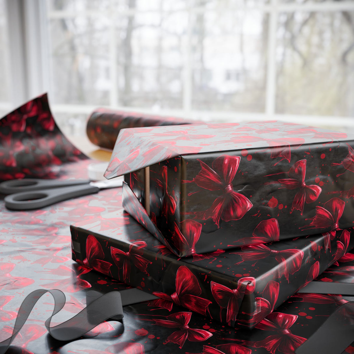You're the Wound I Chose to Keep Gothic Valentine Wrapping Paper